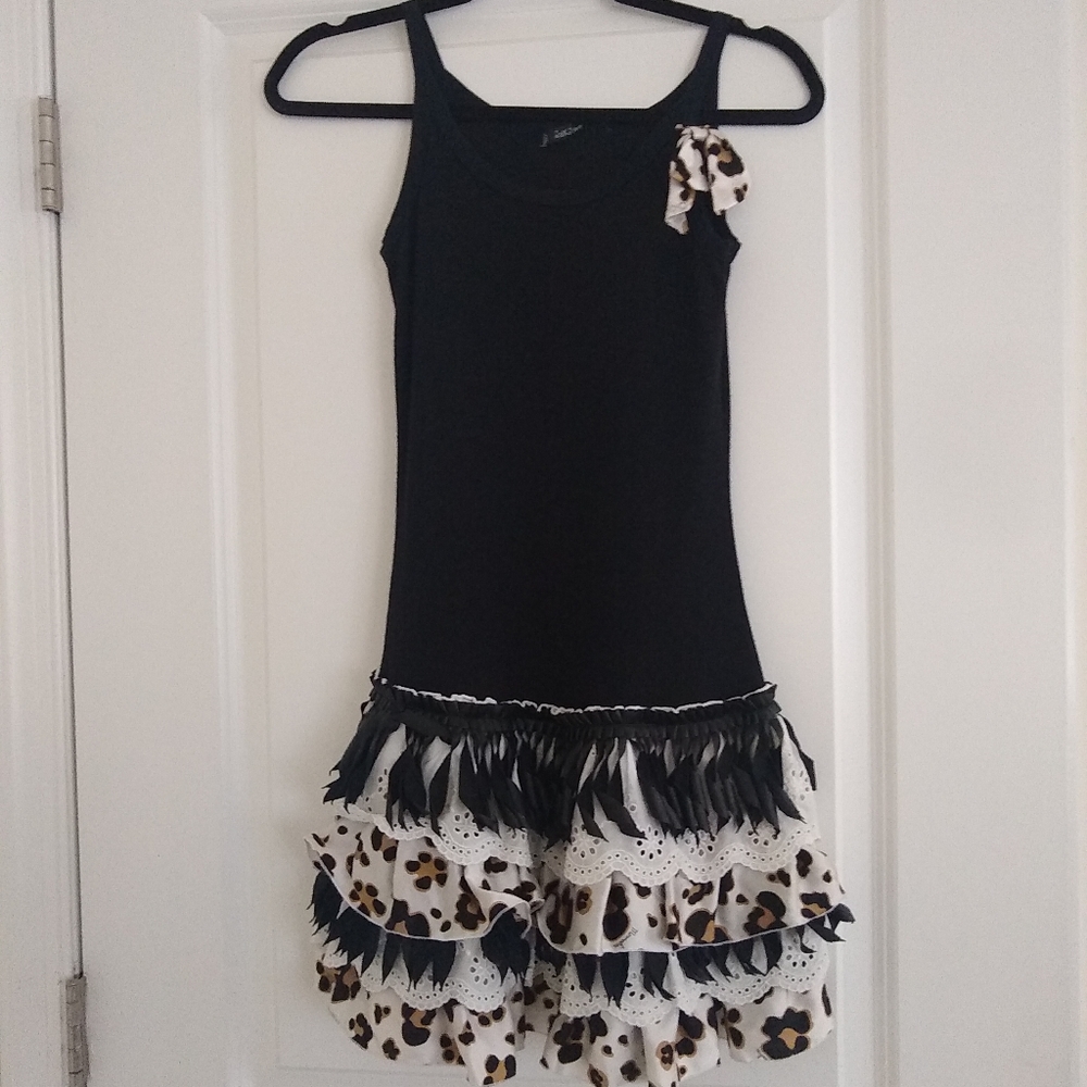 Girls stretch dress made in italy